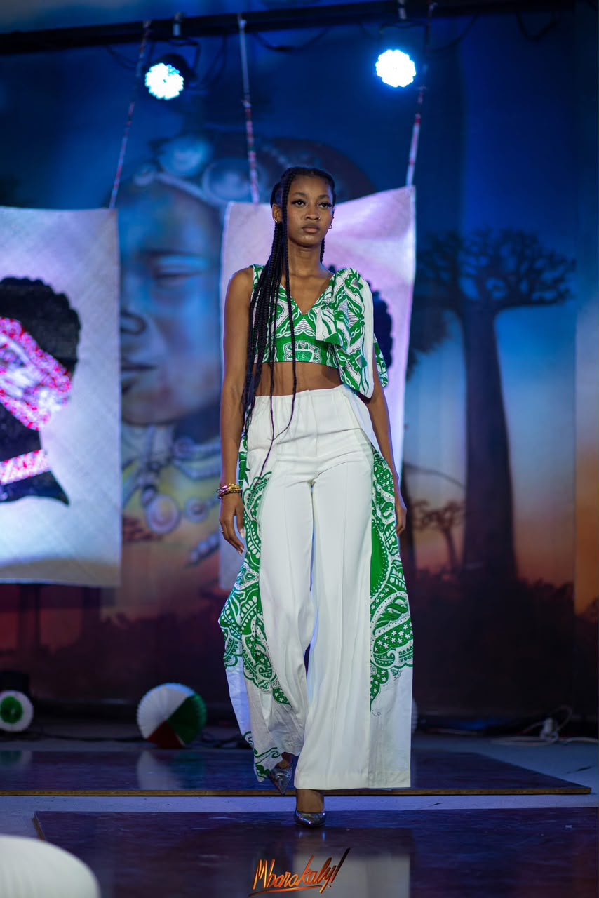 Ensemble vert blanc
