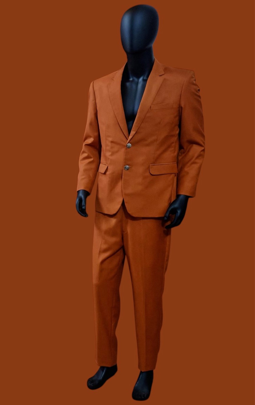 Le Costume Terracotta Élégance